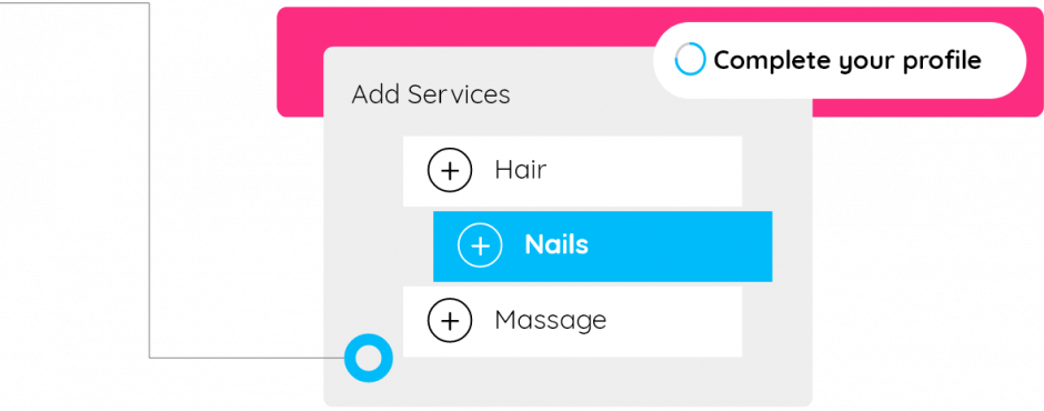 Users book and pay for the service online,