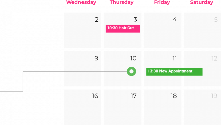 Users book and pay for the service online,